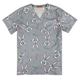 lab coat Medical Surgical Uniform Hospital Nurse Uniform V-Neck Print Beauty salon Dentist clinic pharmacy Pet veterinar Uniform