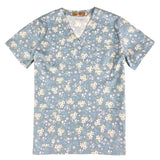 lab coat Medical Surgical Uniform Hospital Nurse Uniform V-Neck Print Beauty salon Dentist clinic pharmacy Pet veterinar Uniform