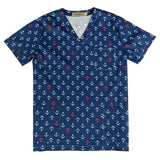 lab coat Medical Surgical Uniform Hospital Nurse Uniform V-Neck Print Beauty salon Dentist clinic pharmacy Pet veterinar Uniform